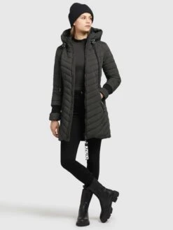 Khujo Wintermantels Wintermantel Nita Dames Kaki -Kleding Verkoop 045f162a722c74e5720c1d429968fe34