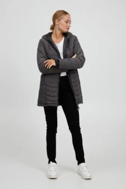 OXMO Winterjassen Winterjas NELLY Dames Zwart -Kleding Verkoop 07432394d489d2dcaae0b44326df50f0