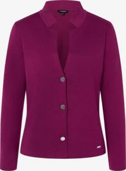 Voorkant 50 MORE&MORE Vesten Gebreid Vest Milano Dames Bessen