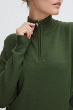 OXMO Coltruien Trui Dames Donkergroen -Kleding Verkoop 0d736f3feadeda8e58e998e58d962a92