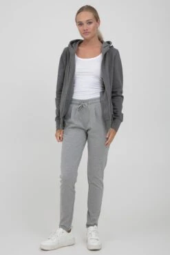 OXMO Sweatvesten Sweatvest VENDELA Dames Grijs / Grijs Gemêleerd -Kleding Verkoop 0eef24ae10400449b7bba2e83631e8eb