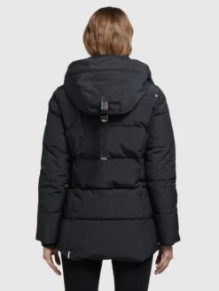 Khujo Winterjassen Winterjas Eunice Dames Zwart -Kleding Verkoop 122bbdde60878eab99a6c3db1ab2a5a5
