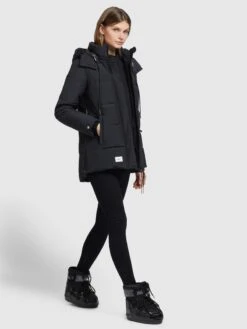 Khujo Winterjassen Winterjas Eunice Dames Zwart -Kleding Verkoop 2b67448430a9cd9d59d6ba3e6058d4ba