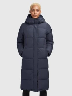 Khujo Wintermantels Wintermantel TIONE Dames Navy -Kleding Verkoop 2dec939c4916b2f8012135b80821865c