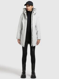Khujo Winterjassen Winterjas Viona 3 Dames Lichtgrijs -Kleding Verkoop 2e82a20f6581942f97eee49da937d8c5