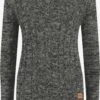 OXMO Fijngebreide Truien Trui Phia Dames Antraciet