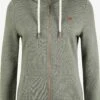 OXMO Sweatvesten Sweatvest Vicky Dames Groen -Kleding Verkoop 3d14e3c423ca2034945b1b985b835fd5