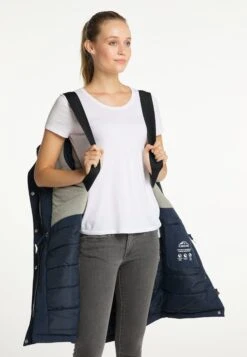 ICEBOUND Wintermantels Wintermantel Dames Marine -Kleding Verkoop 44304242a9f22cb433de19d0469cecb5