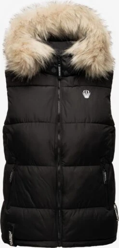 Marikoo Bodywarmers Bodywarmer Eisflöckchen Dames Zwart -Kleding Verkoop 46f6ab0f567c6a9aa23ea5593ffb114e
