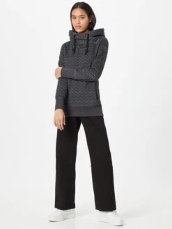 Ragwear Hoodies Sweatshirt GRIPY Dames Zwart -Kleding Verkoop 49a1b2ad710d5fa45990be8e5e906e04