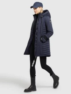 Khujo Winterjassen Winterjas Jerry Dames Navy -Kleding Verkoop 4cabfd93d7152a654c968c48fb0a72be