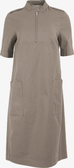 HELMIDGE Midi Jurken Jurk Dames Beige