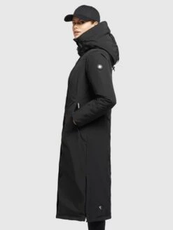 Khujo Wintermantels Wintermantel ABELLA Dames Zwart -Kleding Verkoop 52f994daf432f0279bc0ecd80dd4487b
