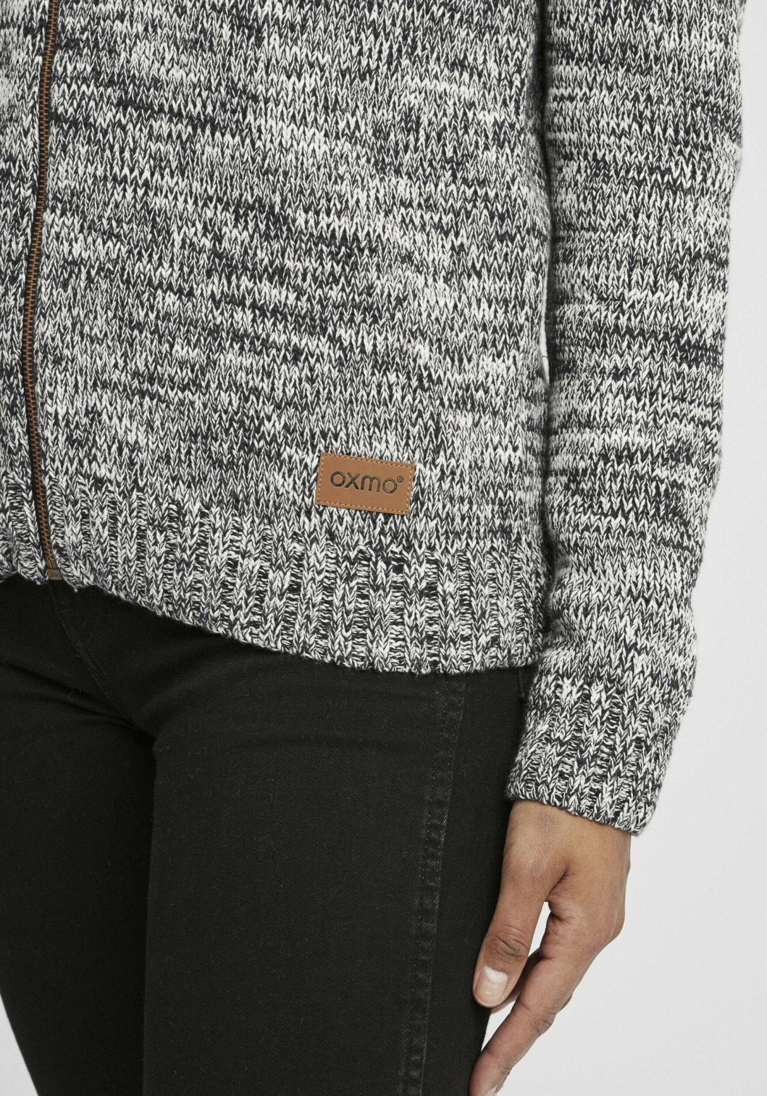 OXMO Vesten Gebreid Vest Philadelphia Dames Blauw 8 OXMO Vesten Gebreid Vest Philadelphia Dames Blauw - Afbeelding 6