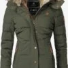 Marikoo Winterjassen Winterjas Nekoo Dames Kaki -Kleding Verkoop 5fc28f07cae538040db657bab28dae7e