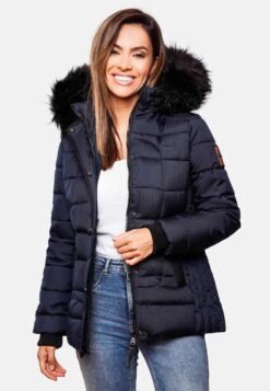 Marikoo Winterjassen Winterjas Unique Dames Nachtblauw -Kleding Verkoop 60e70f685512eb3573a2998ba78277e1