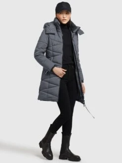 Khujo Tussenmantels Tussenmantel Fitt Light Dames Donkergrijs -Kleding Verkoop 63adea43ab58b347d972d673ebca64b2