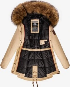 Marikoo Parkas Winterparka La Viva Dames Beige -Kleding Verkoop 66345864c19d1e8feef8e14d1e24c817