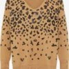 Faina Fijngebreide Truien Regular Trui Dames Camel -Kleding Verkoop 66da5a8063dce3a98dbbd27c495e75b2