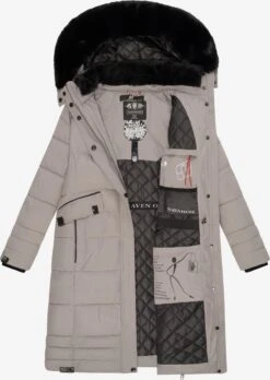Navahoo Wintermantels Wintermantel Fahmiyaa Dames Stone Grey -Kleding Verkoop 6e32a48e5a61ce69a0a0ab4cd61c9500