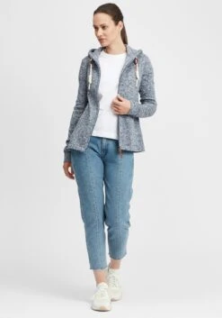 OXMO Sweatvesten Sweatvest Thory Dames Blauw -Kleding Verkoop 7240e0f67902e933888bdc6b1f8ea924