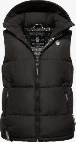 Marikoo Bodywarmers Bodywarmer Eisflöckchen Dames Zwart -Kleding Verkoop 801eb2384aaab81605c3815180c112c9