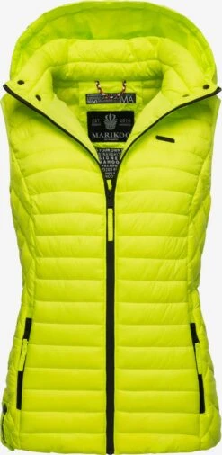 Marikoo Bodywarmers Bodywarmer Dames Limoen