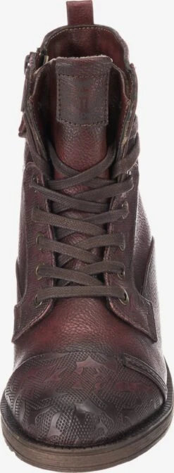 Mustang Enkellaarsjes Veterlaarsjes Dames Bordeaux -Kleding Verkoop 818a34a7e272ab5b3b09d5f8a1eca64e