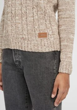 OXMO Coltruien Trui Philipa Dames Beige / Lichtbeige / Beige Gemêleerd -Kleding Verkoop 8237945a60052365872d5397f2c36b73