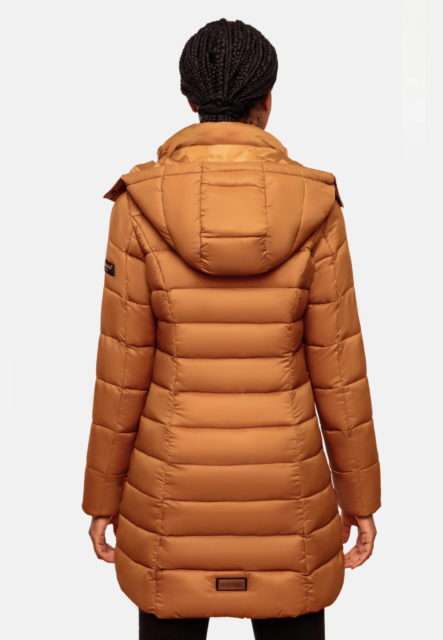 Marikoo Korte Mantels Wintermantel Abendsternchen Dames Lichtbruin 9 Marikoo Korte Mantels Wintermantel Abendsternchen Dames Lichtbruin - Afbeelding 7