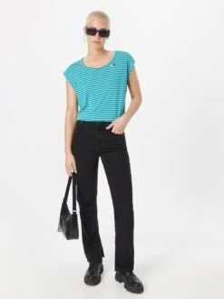 Ragwear T-shirts Shirt TULSA Dames Lichtblauw -Kleding Verkoop 87ba7a9728830ca894f1527085dded26