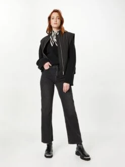 ONLY Wide Leg Wide Leg Jeans CAMILLE Dames Zwart -Kleding Verkoop 928999047ae9e171cff8a61068dcf07d