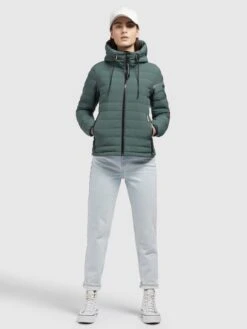 Khujo Tussenjassen Tussenjas Lovina4 Matt Dames Smaragd -Kleding Verkoop 996b4e0f2c5b24e3adab364a44dcf8c5