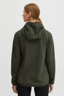 OXMO Outdoor Jassen Fleece Jas FINJA Dames Donkergroen -Kleding Verkoop 9b515922d1b1baf7a4df4ba492b8c653
