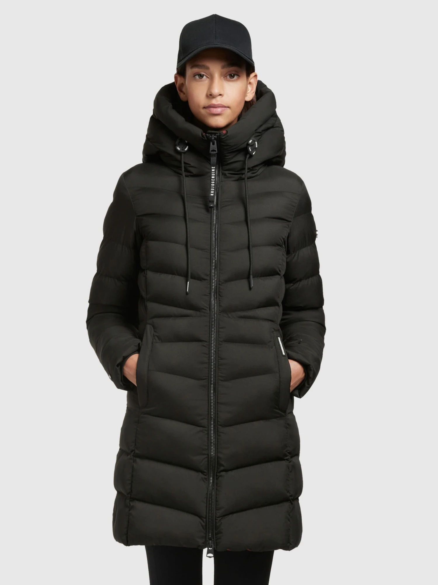 Khujo Korte Mantels Wintermantel Tuhani Dames Zwart 4 Khujo Korte Mantels Wintermantel Tuhani Dames Zwart - Afbeelding 2