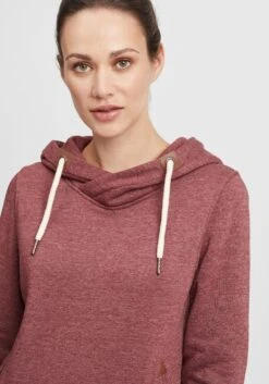 OXMO Hoodies Sweatshirt Vicky Hood Dames Rood / Bordeaux -Kleding Verkoop 9e7ad80eed3750a55e99d27287d7fc5f