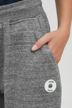 OXMO Sweatpants Loosefit Broek Heldana Dames Grijs Gemêleerd -Kleding Verkoop a395a852665391a0461f1886097612c7