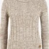 OXMO Coltruien Trui Philipa Dames Beige / Lichtbeige / Beige Gemêleerd -Kleding Verkoop a3a48bef02da8f226c2544e68d5d083e