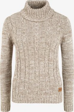 OXMO Coltruien Trui Philipa Dames Beige / Lichtbeige / Beige Gemêleerd