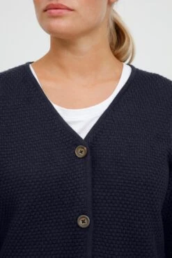 OXMO Vesten Gebreid Vest Helga Dames Marine -Kleding Verkoop a3ee127738d8c337cf6dd44919e6f65e