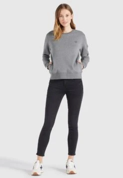 Khujo Sweatshirts Sweatshirt Lisel Dames Grijs -Kleding Verkoop a7607531e3249cc663e6dfb61e283fb1