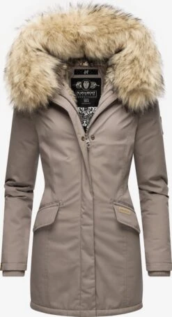 Voorkant 46 Navahoo Parkas Winterparka Cristal Dames Grijs