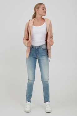 OXMO Sweatvesten Sweatvest VENDELA Dames Rosa -Kleding Verkoop b02ea9f7279292cd7ad3a0ccb42b1d26