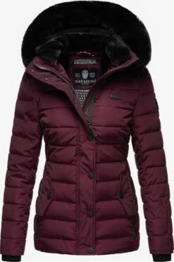 Navahoo Winterjassen Winterjas Milianaa Dames Aubergine -Kleding Verkoop b2563943a888986d6d7be85b2fa2b616