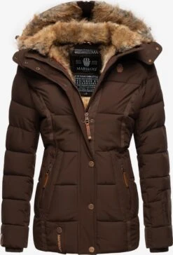Marikoo Winterjassen Winterjas Nekoo Dames Bruin -Kleding Verkoop b4725704e04930c7bfada27a040ed266