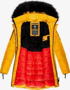 Marikoo Wintermantels Wintermantel Moonshine Dames Goudgeel -Kleding Verkoop b97730f337e5fa1e436db4a2ef87614a
