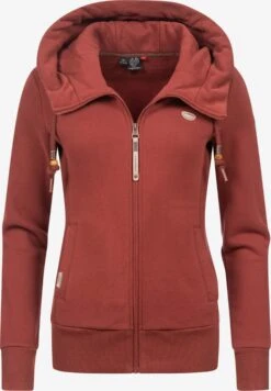 Ragwear Sweatvesten Sweatvest Emer Dames Roestrood