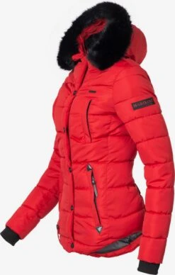 Marikoo Winterjassen Winterjas Lotusblüte Dames Rood -Kleding Verkoop caf9121e1470b9ed9bcdf8d081de2eb8