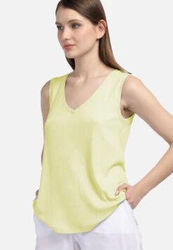 HELMIDGE Mouwloze Shirts Top Dames Geel -Kleding Verkoop cc84b60b77fd6062ab2dbac7bc7e2e3a