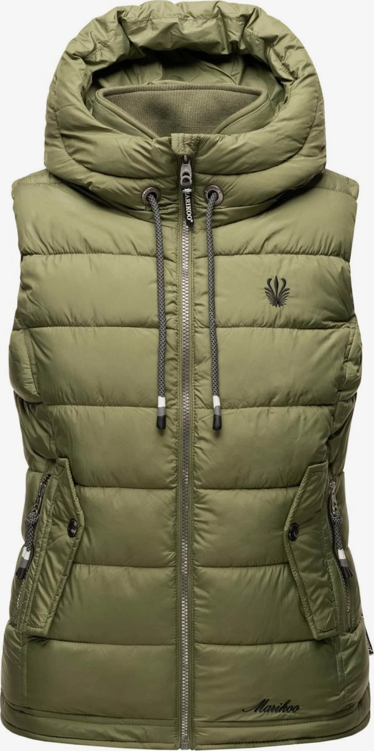 Marikoo Bodywarmers Bodywarmer Taisaa Dames Kaki 4 Marikoo Bodywarmers Bodywarmer Taisaa Dames Kaki - Afbeelding 2